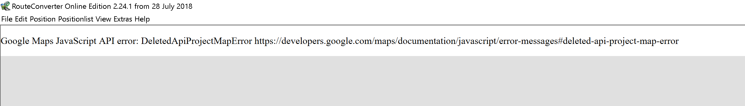 Google Maps Javascrip Api Error Deletedapiprojectmaperror